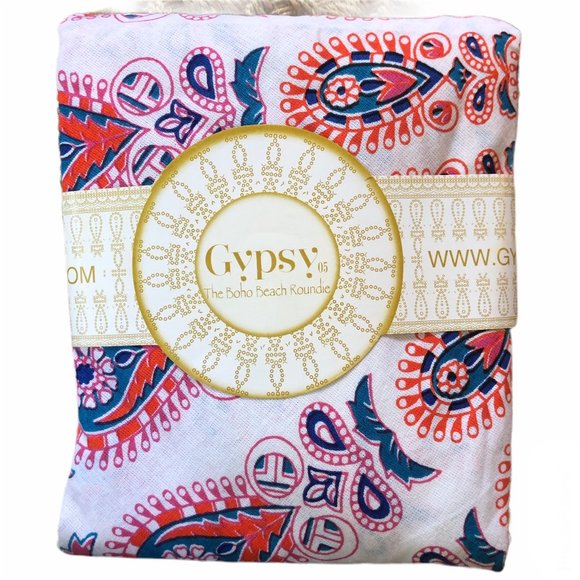 Gypsy 05 Paisley Boho Beach Roundie - Picture 3 of 14